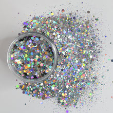 Load image into Gallery viewer, Holographic Silver - Festival Glitter (10g)