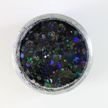 Load image into Gallery viewer, Holographic Black - Festival Glitter (10g)