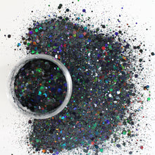 Load image into Gallery viewer, Holographic Black - Festival Glitter (10g)