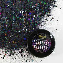 Load image into Gallery viewer, Holographic Black - Festival Glitter (10g)