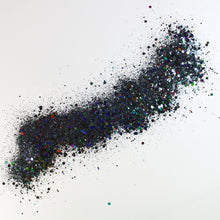Load image into Gallery viewer, Holographic Black - Festival Glitter (10g)