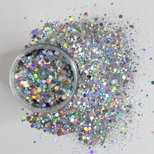 Load image into Gallery viewer, Holographic Silver - Festival Glitter (10g)

