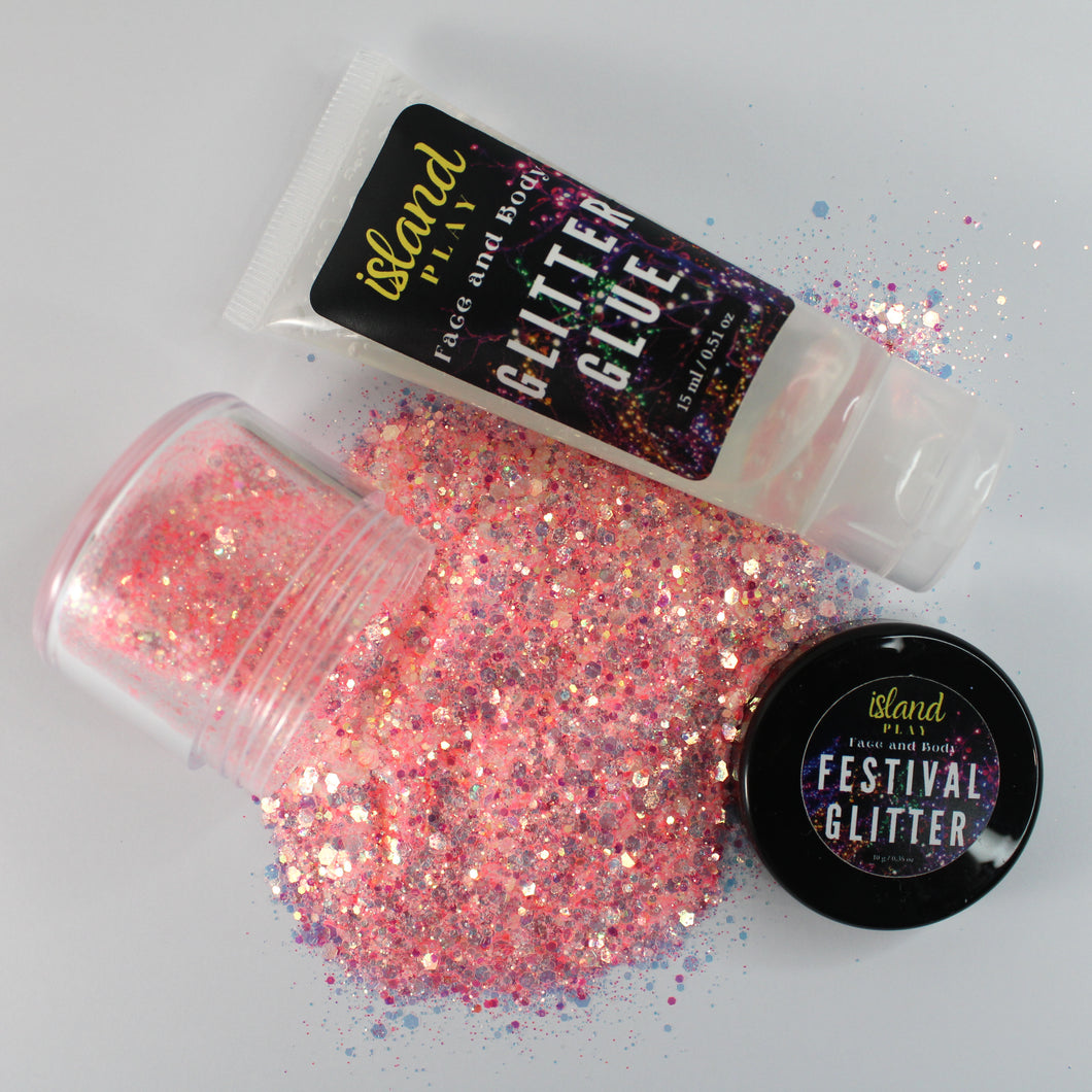 Hot Peach - Festival Glitter (10g)