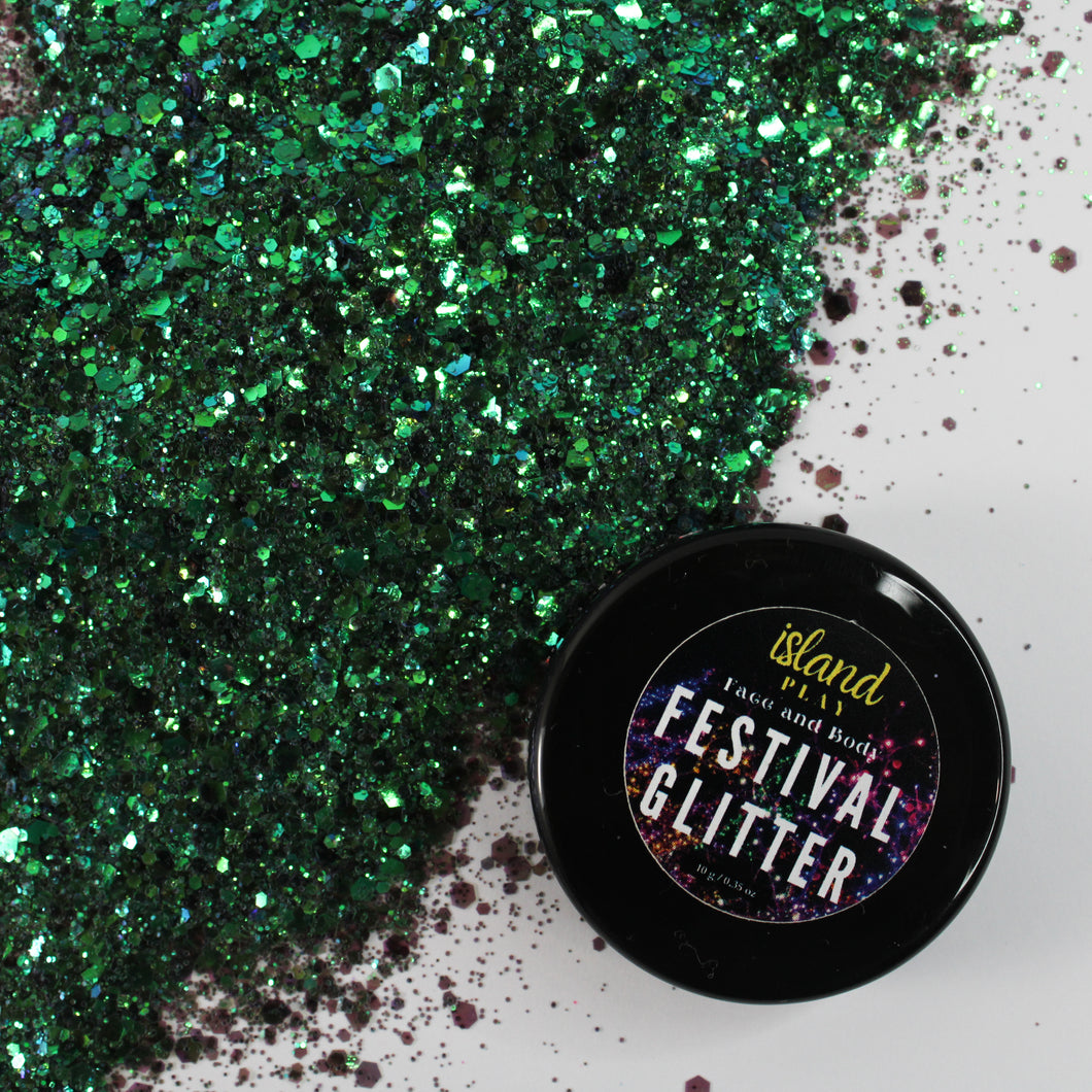 Iridescent Green - Festival Glitter (10g)