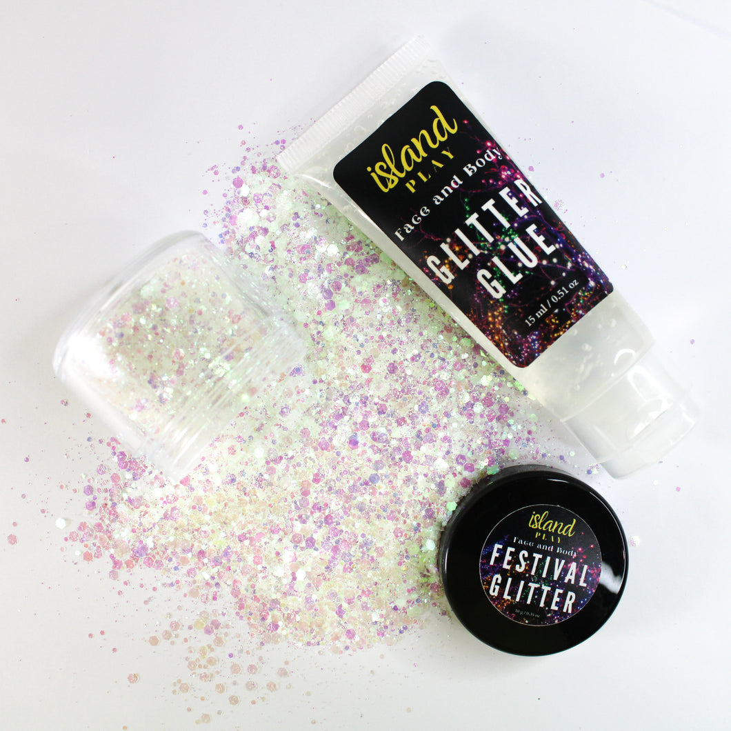 Pearl White - Festival Glitter (10g)